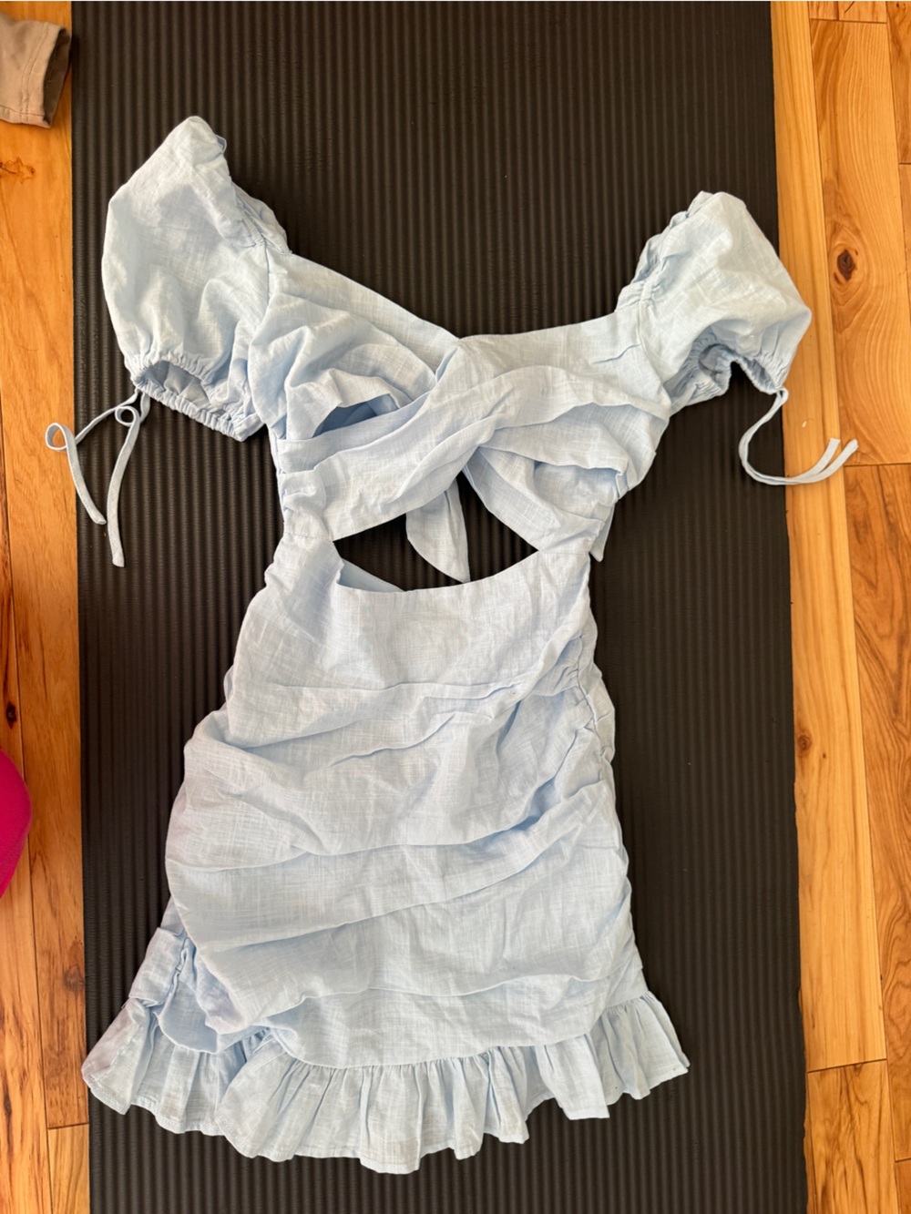 Light Blue Ruffle dress